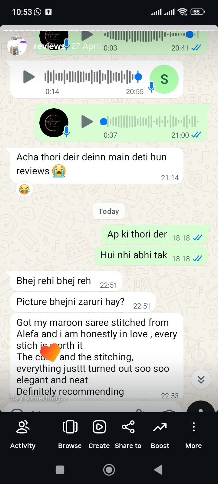 Customer Review 20