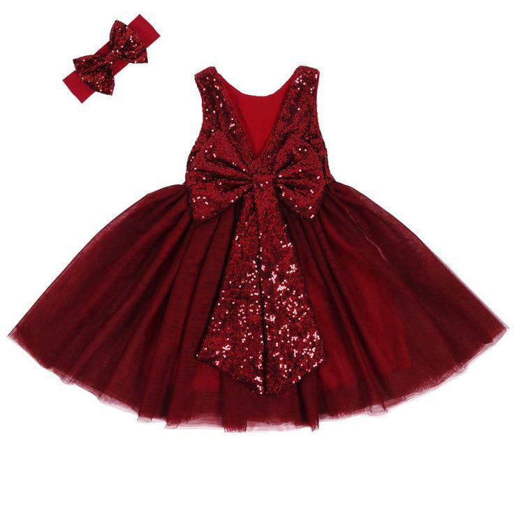 Baby Red Velvet Dress