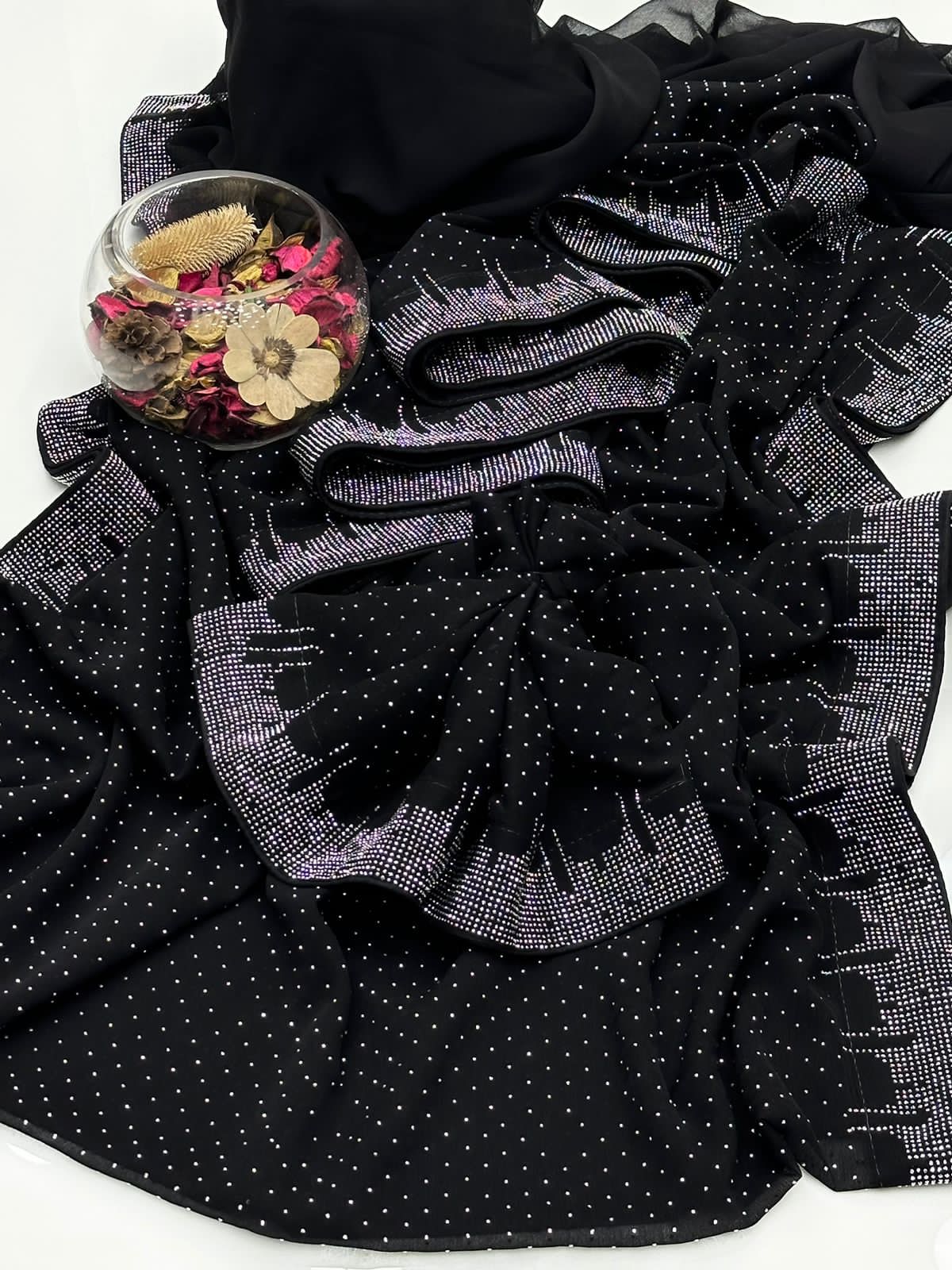 Chiffon nug saree