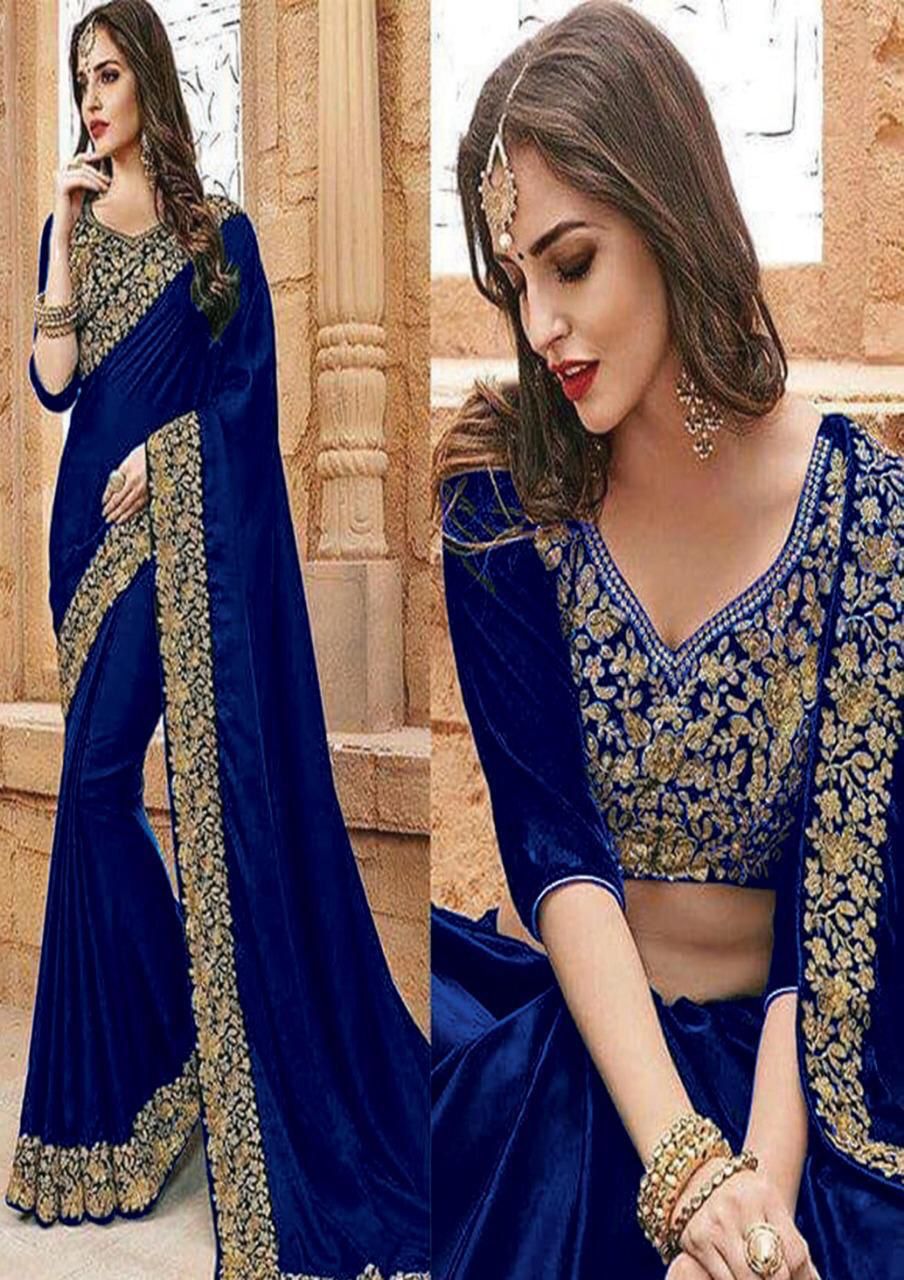 Indian chiffon style saree