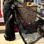 Net Embroidered saree