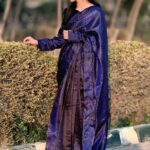 Korean Silk Stone Work Saree